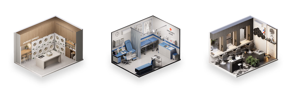 在 D5 上制作的等距视图
